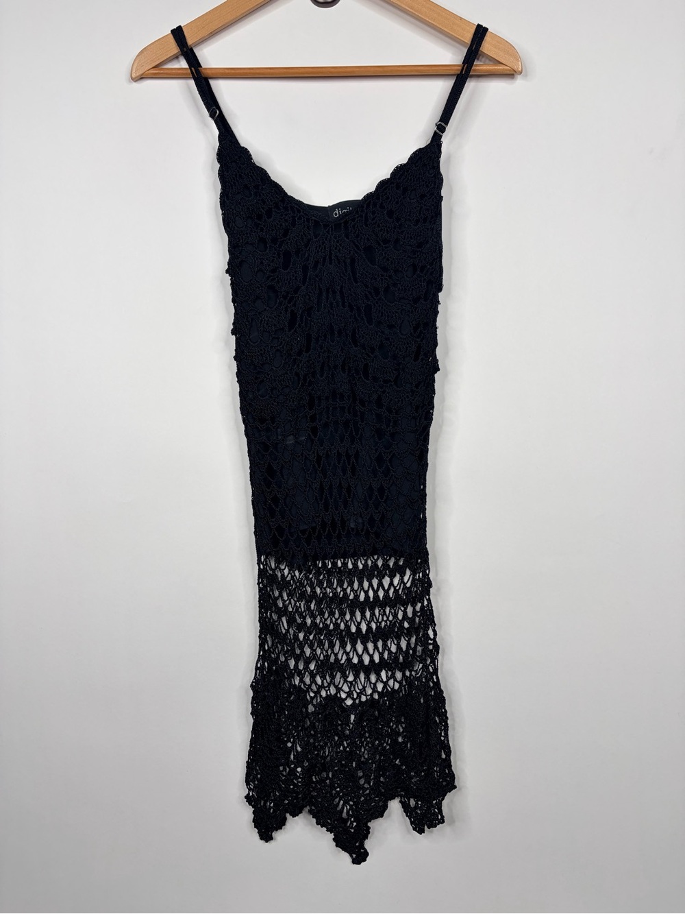Black Crochet Tank